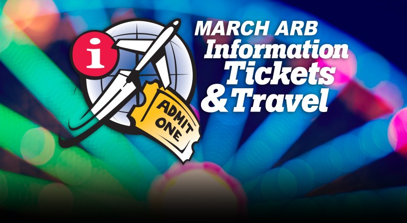 ticket and tours march arb